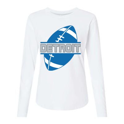 Detroit City Lions Sport Football Womens Cotton Relaxed Long Sleeve T-Shirt