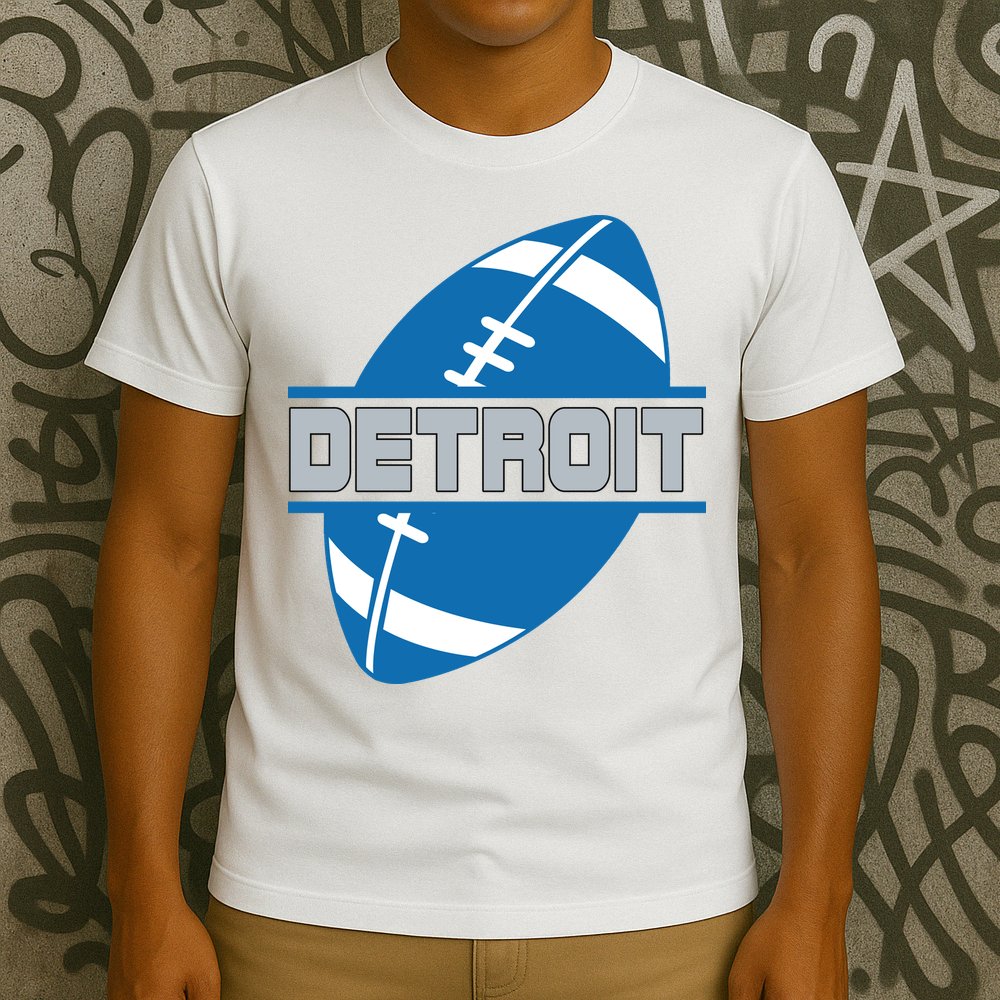 Detroit City Lions Sport Football T-Shirt