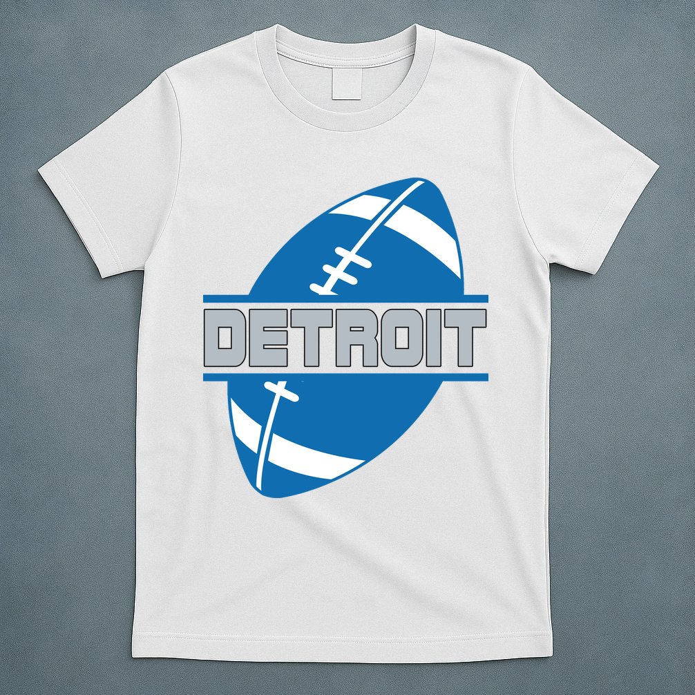 Detroit City Lions Sport Football T-Shirt