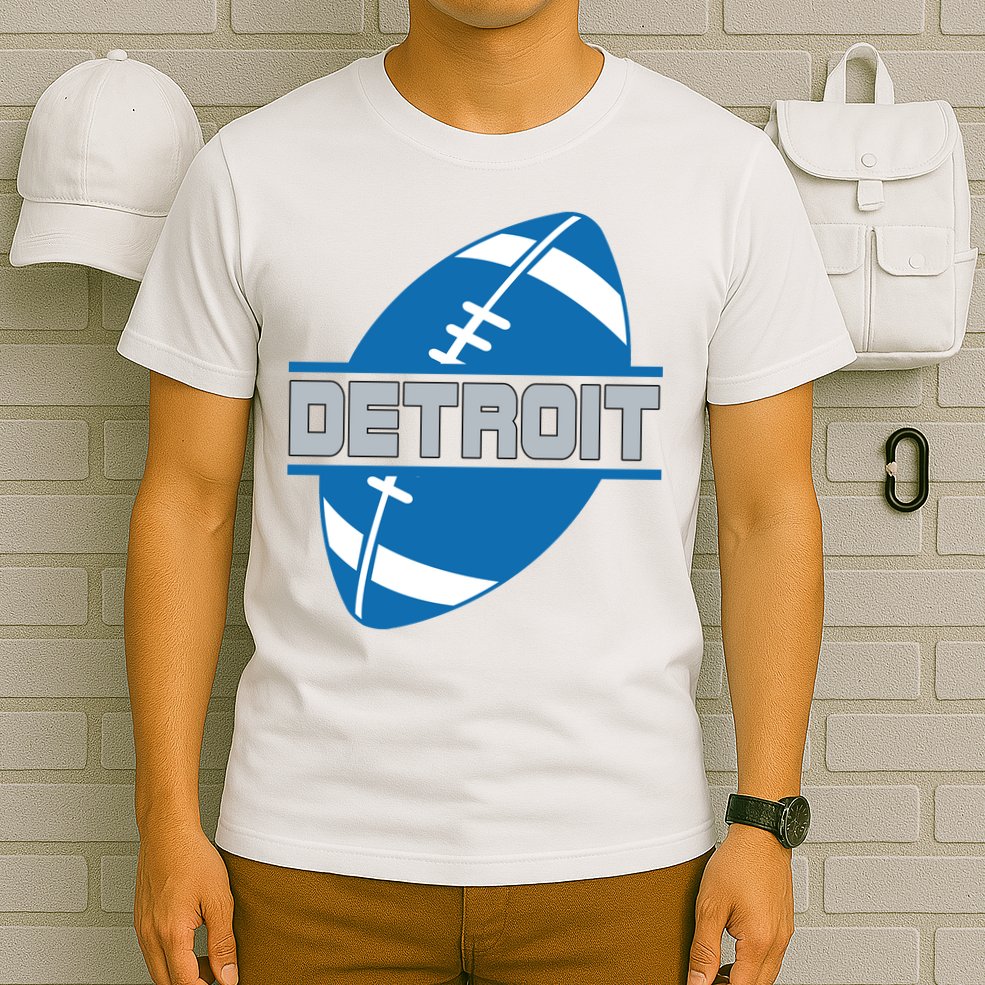 Detroit City Lions Sport Football T-Shirt
