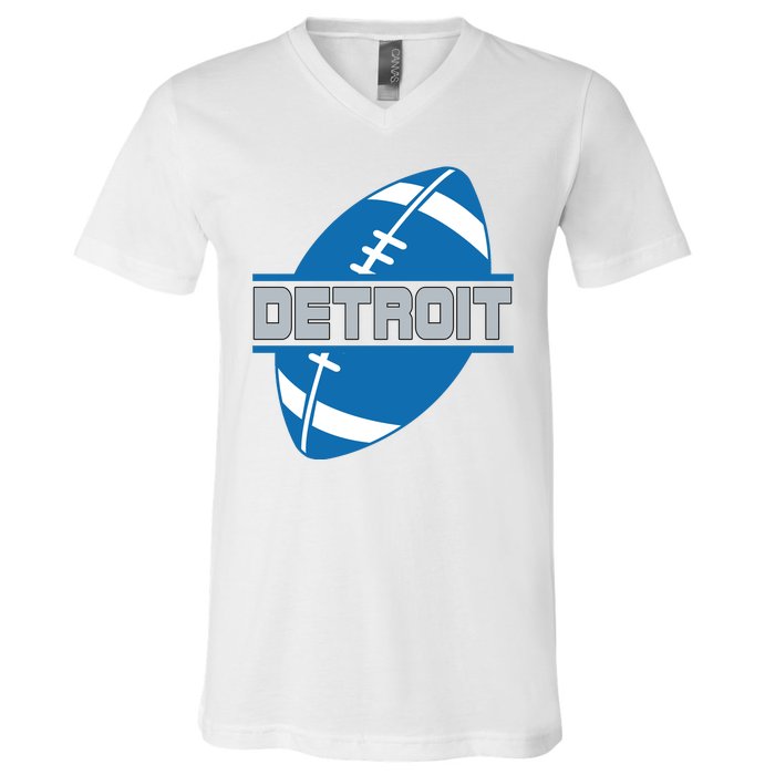 Detroit City Lions Sport Football V-Neck T-Shirt