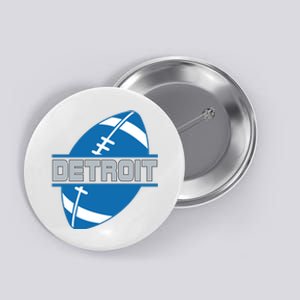 Detroit City Lions Sport Football Button