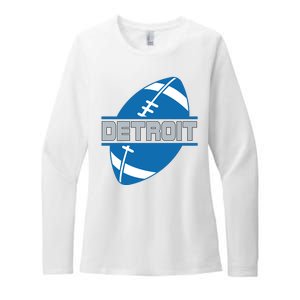 Detroit City Lions Sport Football Womens CVC Long Sleeve Shirt