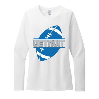 Detroit City Lions Sport Football Womens CVC Long Sleeve Shirt