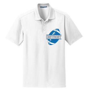 Detroit City Lions Sport Football Dry Zone Grid Polo