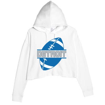 Detroit City Lions Sport Football Crop Fleece Hoodie