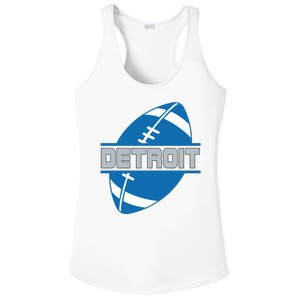 Detroit City Lions Sport Football Ladies PosiCharge Competitor Racerback Tank