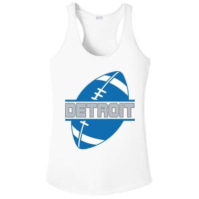 Detroit City Lions Sport Football Ladies PosiCharge Competitor Racerback Tank