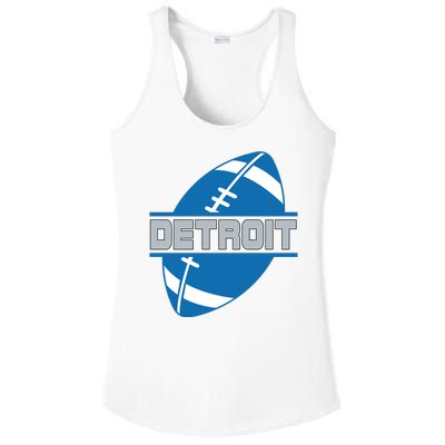 Detroit City Lions Sport Football Ladies PosiCharge Competitor Racerback Tank