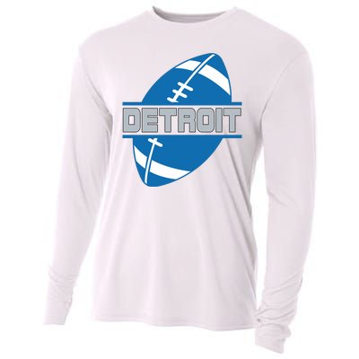 Detroit City Lions Sport Football Cooling Performance Long Sleeve Crew