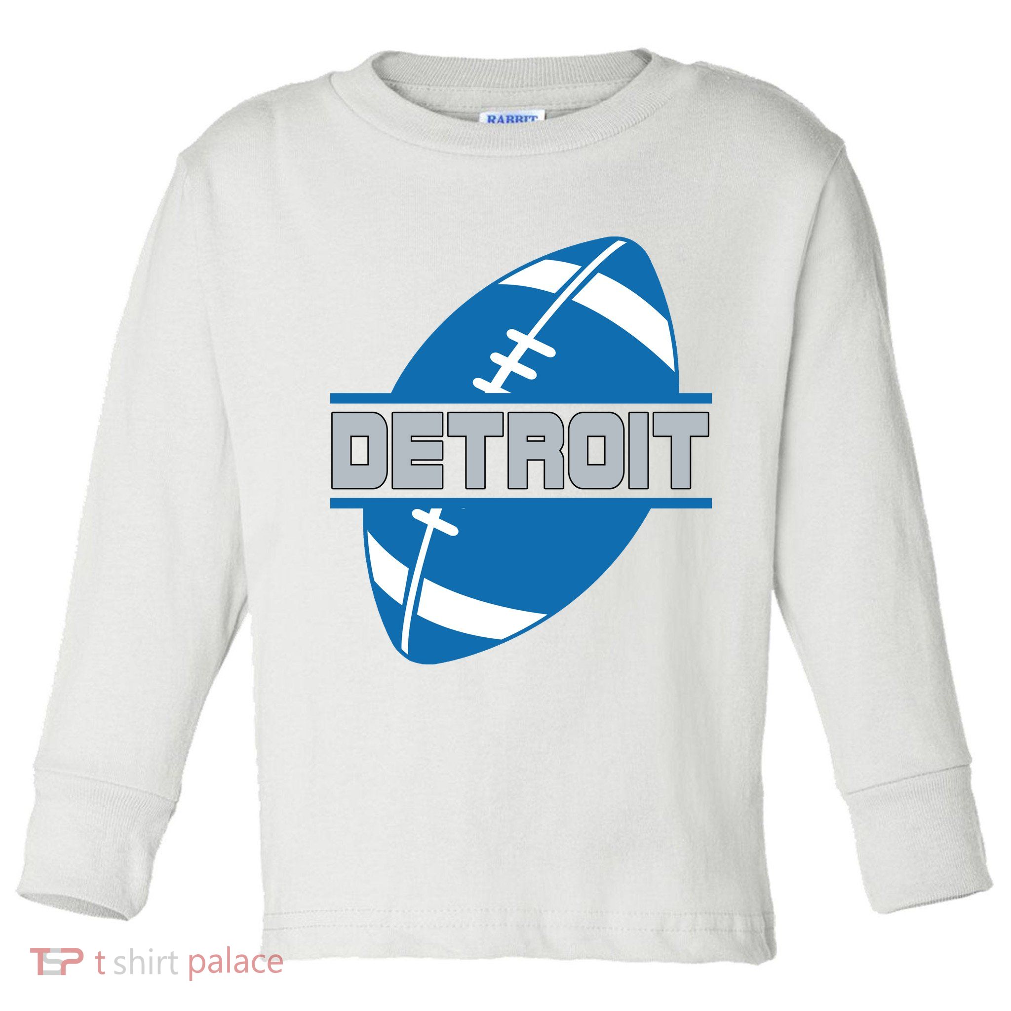 Detroit City Lions Sport Football Toddler Long Sleeve Shirt