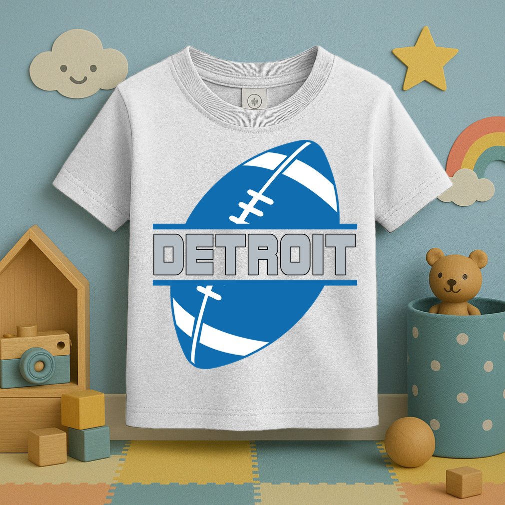 Detroit City Lions Sport Football Toddler T-Shirt