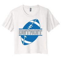 Detroit City Lions Sport Football Women's Crop Top Tee