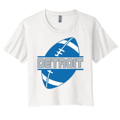 Detroit City Lions Sport Football Women's Crop Top Tee