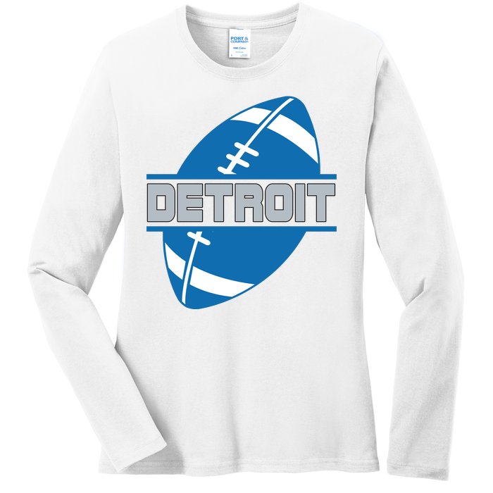 Detroit City Lions Sport Football Ladies Long Sleeve Shirt