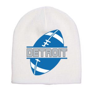 Detroit City Lions Sport Football Short Acrylic Beanie