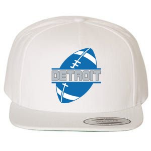 Detroit City Lions Sport Football Wool Snapback Cap