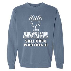 Drunk Camper Life Gift Garment-Dyed Sweatshirt