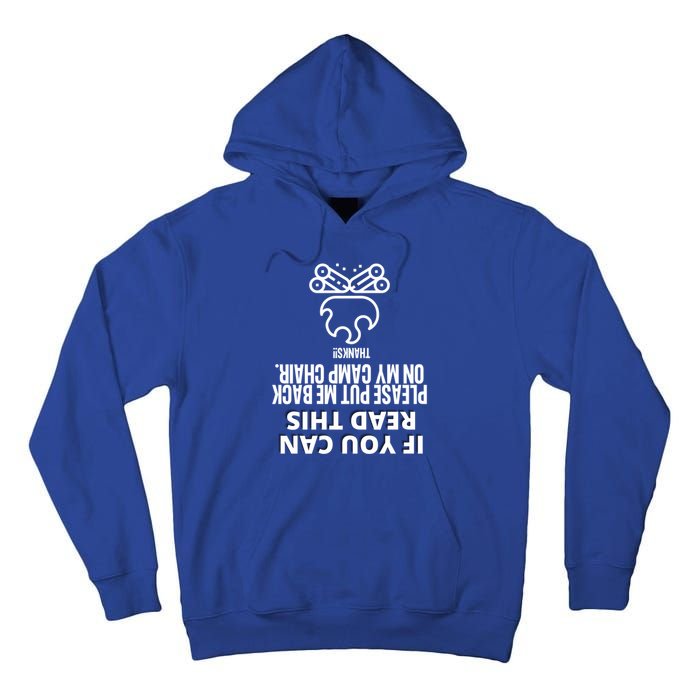 Drunk Camper Life Gift Tall Hoodie