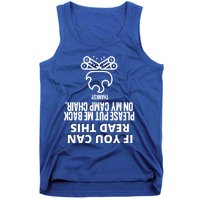 Drunk Camper Life Gift Tank Top