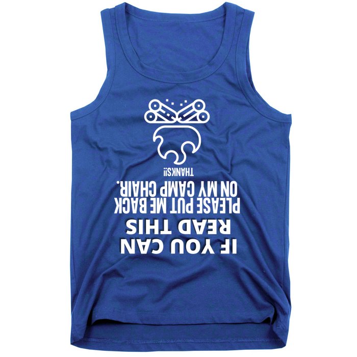 Drunk Camper Life Gift Tank Top