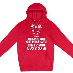 Drunk Camper Life Gift Premium Pullover Hoodie