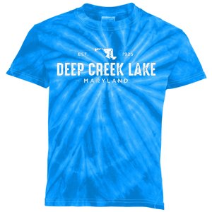 Deep Creek Lake Maryland Kids Tie-Dye T-Shirt