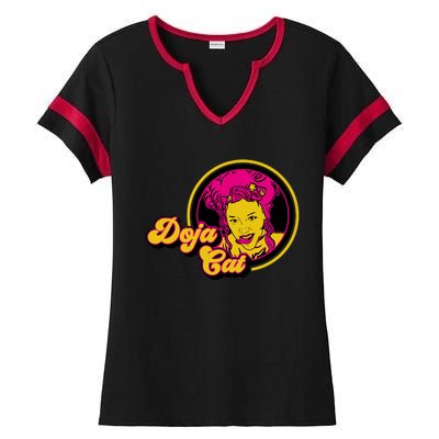 Doja Cat Lover Ladies Halftime Notch Neck Tee