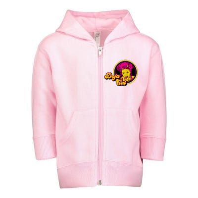 Doja Cat Lover Toddler Zip Fleece Hoodie