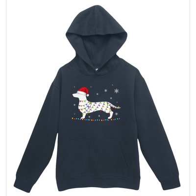 Dachshund Christmas Loves Led Gift Funny Gift Cute Dog Lovers Meaningful Gift Urban Pullover Hoodie