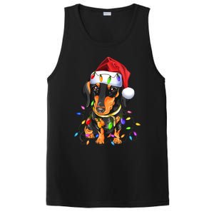 Dachshund Christmas Loves Led Gift Funny Gift Cute Dog Lovers Gift PosiCharge Competitor Tank