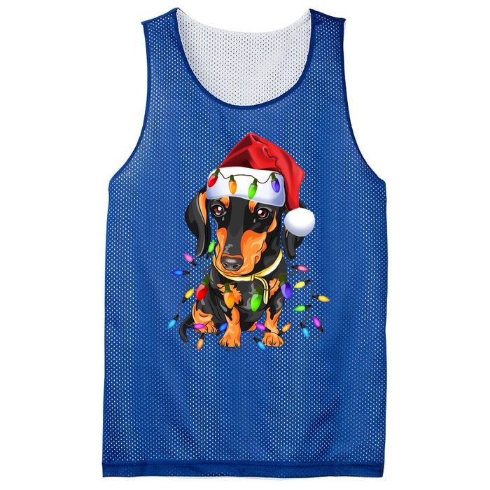 Dachshund Christmas Loves Led Gift Funny Gift Cute Dog Lovers Gift Mesh Reversible Basketball Jersey Tank