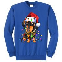 Dachshund Christmas Loves Led Gift Funny Gift Cute Dog Lovers Gift Tall Sweatshirt