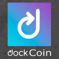Dock Coin Logo Vector Backpack