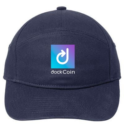 Dock Coin Logo 7-Panel Snapback Hat