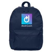 Dock Coin Logo 16 in Basic Backpack