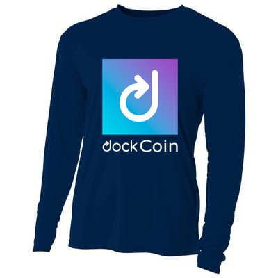 Dock Coin Logo Cooling Performance Long Sleeve Crew