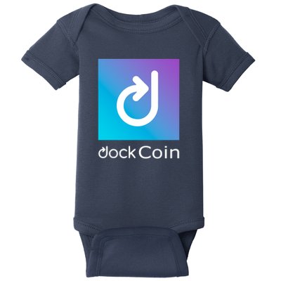 Dock Coin Logo Baby Bodysuit