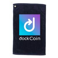 Dock Coin Logo Golf Towel