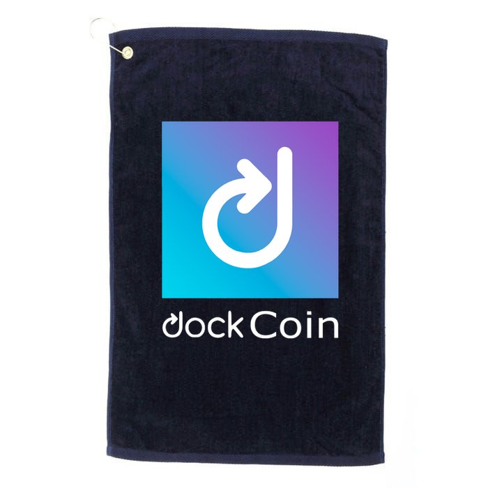 Dock Coin Logo Golf Towel