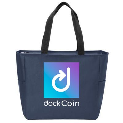 Dock Coin Logo Zip Tote Bag