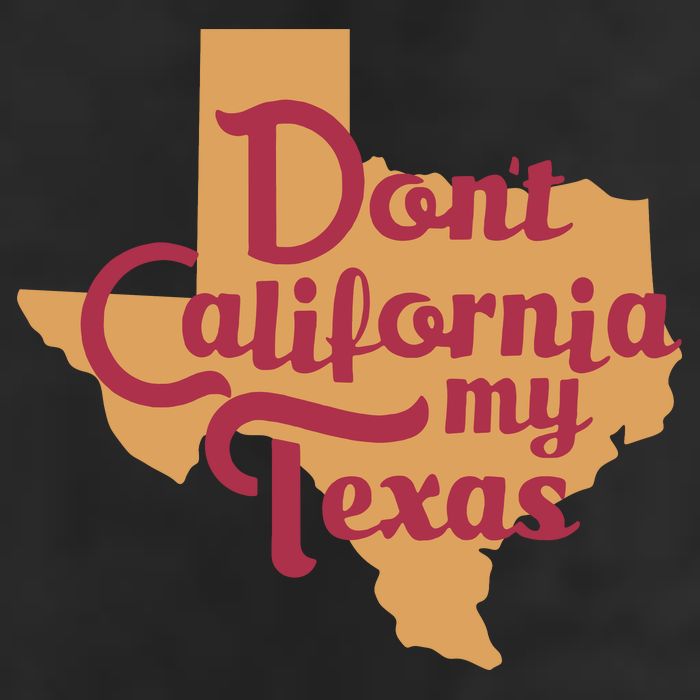 Dont California My Texas Adult Drive Performance Visor