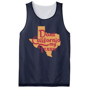 Dont California My Texas Mesh Reversible Basketball Jersey Tank