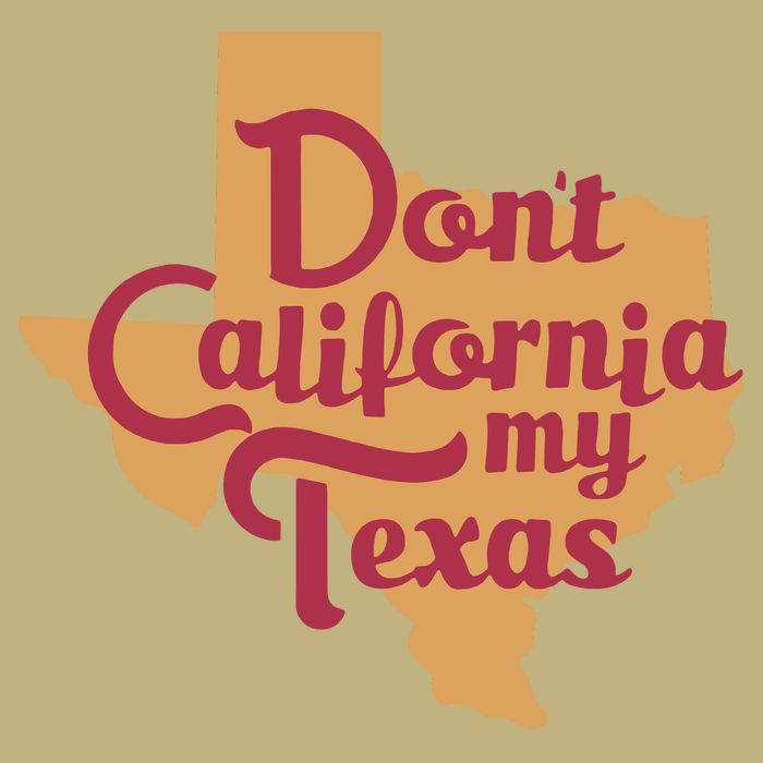 Dont California My Texas Cooling Performance Crew T-Shirt