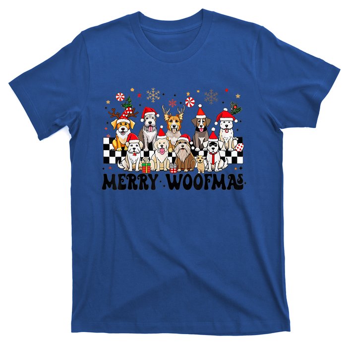 Dog Christmas Merry Woofmas Dog Lover New Year T-Shirt