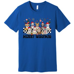 Dog Christmas Merry Woofmas Dog Lover New Year Premium T-Shirt