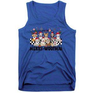 Dog Christmas Merry Woofmas Dog Lover New Year Tank Top