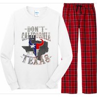 Dont California My Texas Love Texas DonT California Long Sleeve Pajama Set