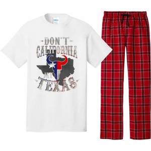 Dont California My Texas Love Texas DonT California Pajama Set