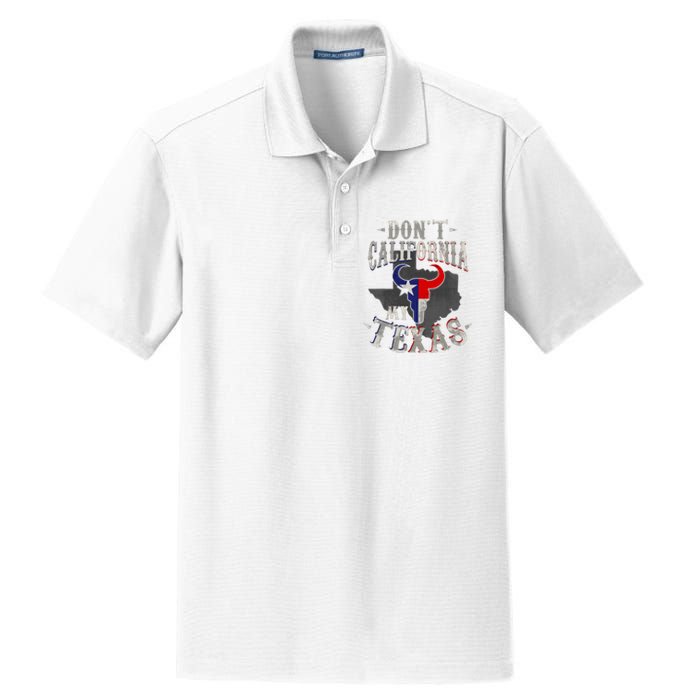 Dont California My Texas Love Texas DonT California Dry Zone Grid Polo